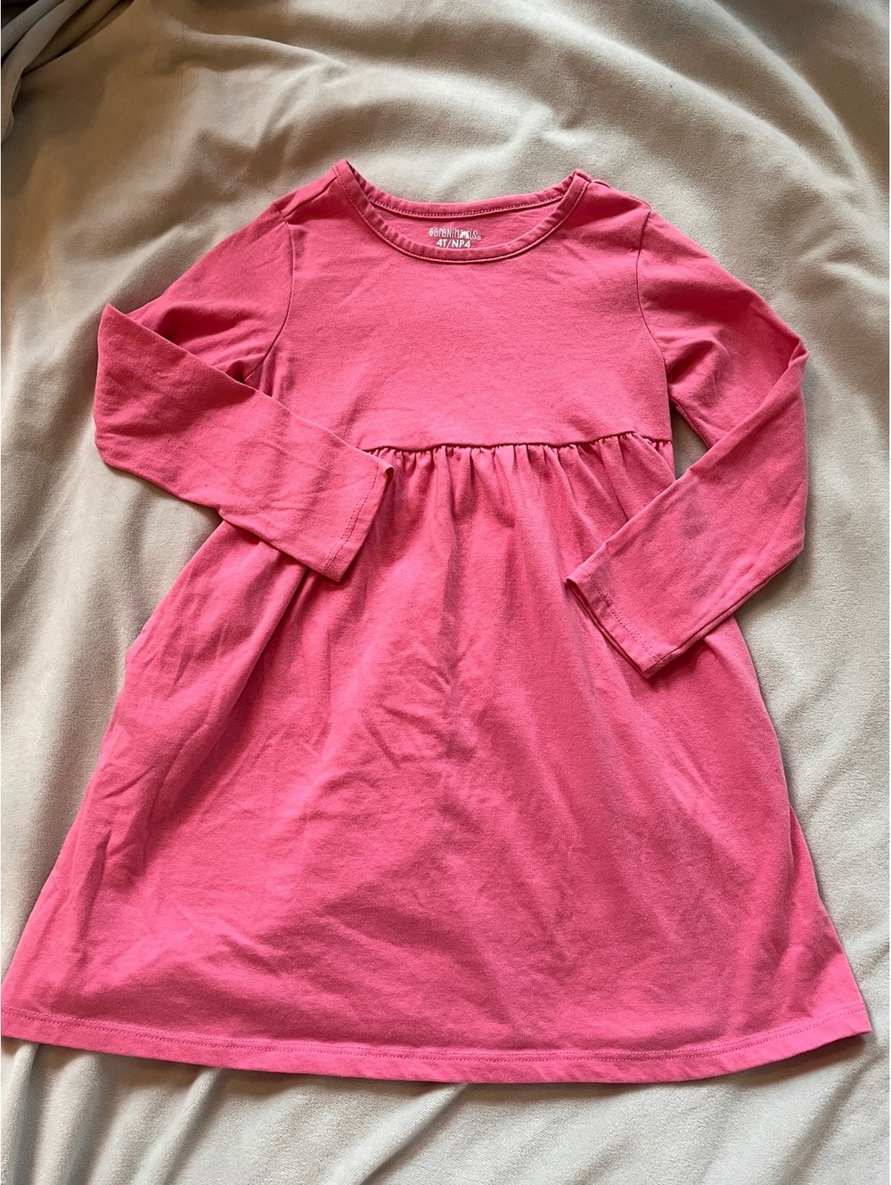 Garanimals Girls Pink Long Sleeve Dress 4T